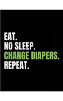 Eat. No Sleep. Change Diapers. Repeat.