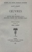 Oeuvres - Tome II: Suitte Des Oeuvres (1631), Seconde Partie Des Oeuvres (1643)
