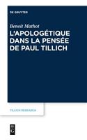 L Apologetique Dans La Pensee de Paul Tillich