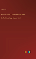 Annalen der k.k. Sternwarte in Wien