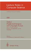 Parle Parallel Architectures and Languages Europe