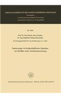 Spannungen im bindemittelfreien Unterbau von Straßen unter Verkehrseinwirkung
