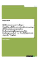 Effekte eines neunwöchigen Ganzkörper-Elektromyostimulationstrainings (EMS) mit einem speziellen Rückentraining-Programm auf die Rückengesundheit von Beschäftigten mit sitzender Tätigkeit