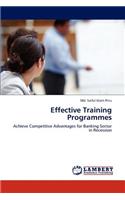 Effective Training Programmes