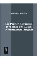 Die Pariser Kommune 1871 Unter Den Augen Der Deutschen Truppen