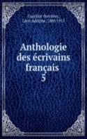Anthologie des ecrivains francais
