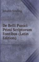 De Belli Punici Primi Scriptorum Fontibus (Latin Edition)