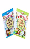 'Combo of Two Activity Books â€“ Logical Reasoning and Maths for 6+yrs old children. Visually Attractive Pages and Interesting activities for kids'