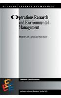 Operations Research and Environmental Management