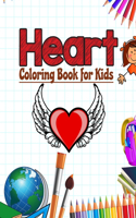 Heart Coloring book for kids: Heart activity book