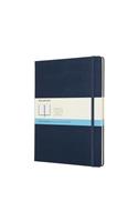 Moleskine Sapphire Blue Notebook Extra Large Dotted Hard