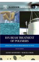 Ion Beam Treatment of Polymers