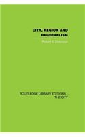 City, Region and Regionalism