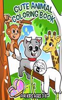 Cute Animal Coloring Book