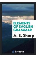 Elements of English Grammar