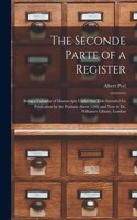 The Seconde Parte of a Register