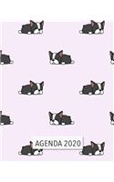 Agenda 2020: Diario Agenda Settimanale Datato con Calendario, Date da Ricordare, Obiettivi, Priorita' e spazio Appunti per i tuoi Pensieri! Weekly Planner 12 Mes