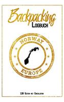 Backpacking Logbuch Norway Europe 120 Seiten mit Checklisten