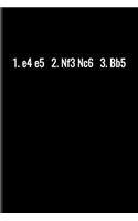 1.e4e5 2.Nf3Nc6 3.Bb5