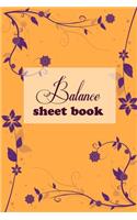 Balance Sheet Book