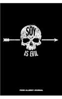 Soy is Evil Food Allergy Journal