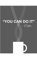 Notebook for an AWESOME Coffee Lover with AWESOME ideas, Blank Lined Journal