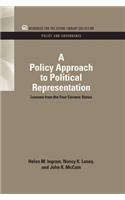 A Policy Approach to Political Representation