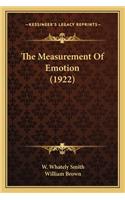 Measurement of Emotion (1922)