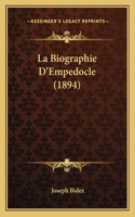 Biographie D'Empedocle (1894)