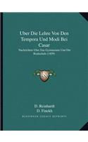 Uber Die Lehre Von Den Tempora Und Modi Bei Casar