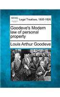 Goodeve's Modern law of personal property