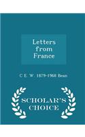 Letters from France - Scholar's Choice Edition