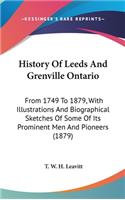 History Of Leeds And Grenville Ontario