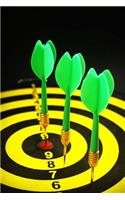 Darts and Dartboard Game Journal: 150 Page Lined Notebook/Diary