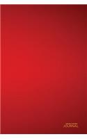 Graph Paper Journal: Red Journal with Graph Paper Pages