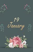 19 January: This Notebook has 120 lined pages (Composition Book, Journal, Diary)