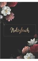 Notizbuch: DIN A5 Blanko Leere 120 Seiten Reise Journal Organizer Schreibheft Planer Tagebuch Notizheft Notiz-Block Diary Heft Bullet Journal Weihnachten Schwa