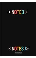 Programmer Notebook: Coding Developer Notebook Gift For Those Who Love Programming (6 x 9) 110 Pages