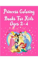 Princess Coloring Books For Kids Ages 2-4