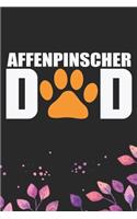 Affenpinscher Dad: Cool Affenpinscher Dog Dad Journal Notebook - Affenpinscher Puppy Lover Gifts - Funny Affenpinscher Dog Notebook - Affenpinscher Owner Gifts. 6 x 9 