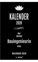 Kalender 2020 für Bauingenieure / Bauingenieur / Bauingenieurin