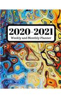 2020-2021 Weekly and Monthly Planner
