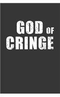 God Of Cringe Notebook: Lined Journal, 120 Pages, 6 x 9, Affordable Gift Journal Matte Finish