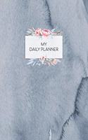 My Daily Planner: Large Undated Daily Planning Sheets with Classy Watercolor Floral Style Cover Design