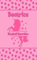 Beatrice Bluebell Sparkles: Personalized Draw & Write Book with Her Unicorn Name - Word/Vocabulary List Included for Story Writing