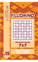 Sudoku Fillomino - 200 Master Puzzles 7x7 (Volume 15)