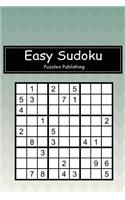 Easy Sudoku: Sudoku Puzzle Game for Beginers with Geometric Abstract Chevron Zigzag Cover
