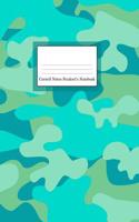 Cornell Notes Student's Notebook: 185 Pages Large Size 8.5 X 11 Teal and Turquoise Camo Design Cover