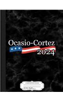 Alexandria Ocasio-Cortez 2024 Composition Notebook: College Ruled 93/4 X 71/2 100 Sheets 200 Pages for Writing