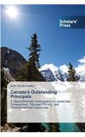 Canada's Outstanding Principals